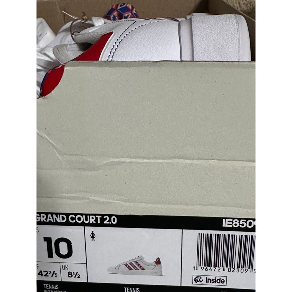 NEW Adidas Farm Rio Womens Grand Court 2.0 Low Casual Sneaker - 9.5 - Picture 12 of 12